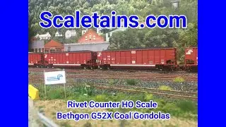 Scaletrains.com Rivet Counter Conrail G52X Bethgon Coal Gondolas