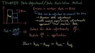 NE499/515 - Lecture 20: The TSURFER Data Assimilation/Data Adjustment Method