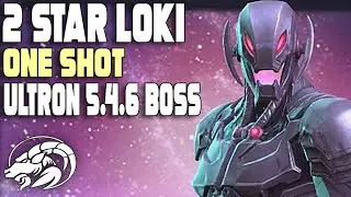2 Star Loki vs 5.4.6 Ultron Class Act 5 Boss One Shot | Marvel Contest of Champions