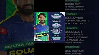 Multan Sultan's Squad| #muhammadrizwan #HBLPSl #pakistan  #Babarazam