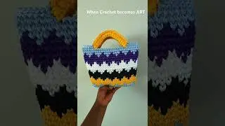 Crochet is ART #crochet #knittig #knitting #handmade #bagsonline #yarn #diy #jumbobag #yarnball #bag