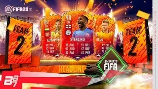 INSANE BRAND NEW HEADLINERS TEAM 2! | FIFA 20 ULTIMATE TEAM