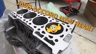 Блок цилиндров Darton. Ведётся сборка полноприводного Accord h22.
