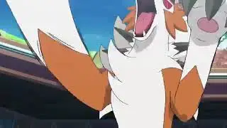 [Pokemon Battle]-Ash's Lycanroc Vs. Professor Kukui's Incineroar