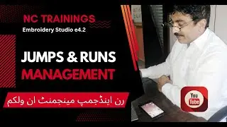 Mastering Run and Jump Commands in Wilcom e4.2by NC Training Needle Crafts Pakistan