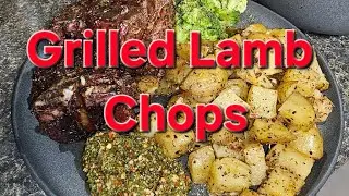 Grilled Lamb Chops on Weber Kettle