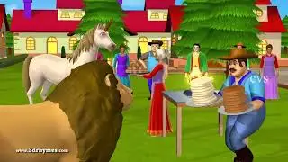 The Lion and the Unicorn  3D Animation English Nursery rhyme for children720P HD