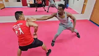 Kung Fu Sparring - Sifu Freddie Lee vs. Abidas - Brandon, Marlin, Nik, Keo, Angelina - July 2025