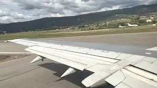 Air North 737-500 Take Off Kelowna Airport