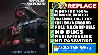 Argus StarWars Skin Script, No password | Full Sound, Full Effect, No Banned No Detect | All patch