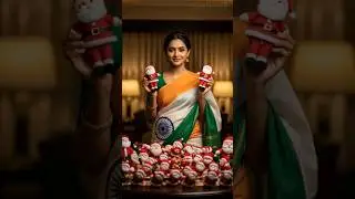 🇮🇳 Indian Girl vs 🇵🇰 Pakistani Girl | Christmas Toy Battle #ai #india #pakistan #trending #christmas