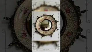 Sunburst Convex Mirror &ndash; Hollywood Regency Round Wall Accent, England-Made, Ornate Gilt Frame