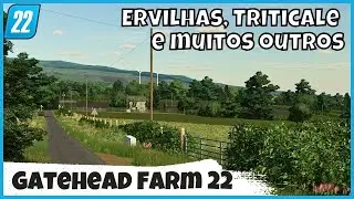 Mapa Gatehead Farm 22 com Ervilhas, Triticale e Muito mais | Farming Simulator 22
