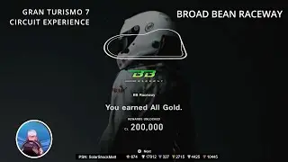 Gran Turismo 7 - Broad Bean Circuit Experience 100% Gold Sectors (PSVR2)
