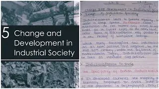 Change and Development in Industrial Society &ndash; CBSE Notes for Class 12 Sociology ch. 5 (12)