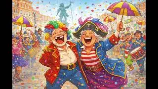 Papy et mamie au carnaval de Dunkerque - Bernard Vanheeghe