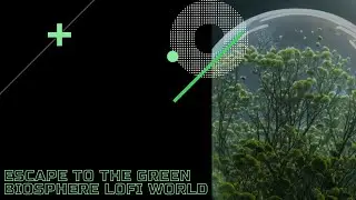 🍃❄️ Escape to the Green Biosphere LOFI World.[BACKGROUND WITH MUSIC]