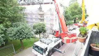Crane work after SPA burning Germany Bad Ems #badems #shorts #shortshorts #short