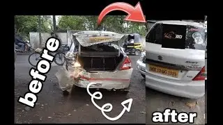RASHID GARAGE ACCIDENTAL FULL CAR REPAIR #trending #viral #car #rashid garage#brotomotiv #motivation