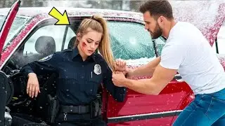 A Single Dad Rescued a Female Police Officer&hellip; What Happened Next Will Melt Your Heart!