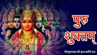 PURUSHA SUKTAM | VISHNU KRIPA PRAPTI PAAT | पुरु शुक्तम् विष्णु कृपा प्राप्ति पाठ