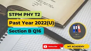 Past Year 2022(U) Q16: Magnetic Field | STPM Physics T2 CH16