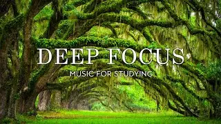 Deep Focus 🌿 Ambient music to study, focus, work and meditate
