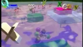 Rainbow Ball into Adventure - Xbox 360 Indie katamari clone - all 15 stages +