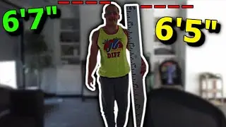 Tyler1 Gets Measured on Stream (6 Feet 7 Inches Height Proof)