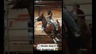 Young Girl's Barrel Racing Adventure: Speed & Skill on DisplayHorse Whispers, Horse videos,