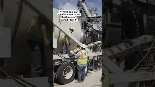 We met up w/ #asphalt Plant 11 as they worked on a dust transfer screw locking up on the baghouse.