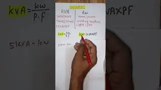 kva to kw calculator #kva #eletrical #shortvideo #short #shorts #viralvideo #viral #shortsfeed