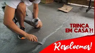 Solução para trincas em pisos e lajes! Resolvemos um problema sério com Resina Epoxi