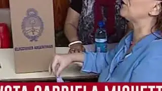 Gabriela Michetti vota en Blanco - NO Vota a Macri - Elecciones Argentina 2019