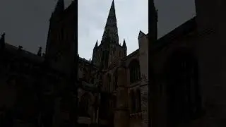 Beautiful Gothic Cathedral in Lichfield, UK #shorts #travel #uktravel #walking #walk #history #uk