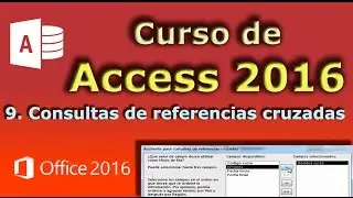 Curso de Access 2016. 9.1. Consultas de referencias cruzadas