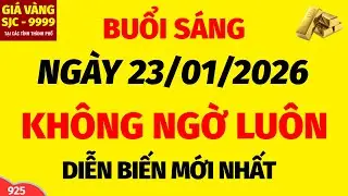 Giá vàng hôm nay 9999 SÁNG ngày 23 tháng 1 năm 2026- GIÁ VÀNG NHẪN 9999- Bảng giá vàng sjc, 24k 18k