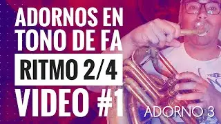 COMO TOCAR TUBA l ADORNOS TONO DE FA (2 /4) l VIDEO #1