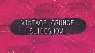 4K Vintage Grunge Slideshow After Effects Template