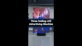 Revolutionize Events with Three Folding LED Advertising Machine | LED Display Screen for Exhibitions