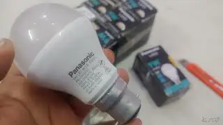 Panasonic 9 Watt LED Bulb, B22 Base 9W Bulb Light For Home, (Pack of 10)