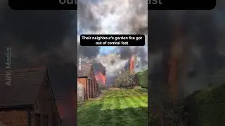 Neighbour Allegedly Set Fire To Hedge Which Rapidly Escalated