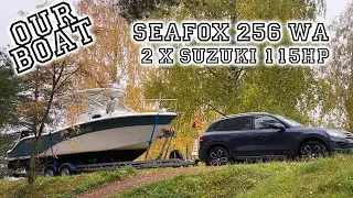POJAT KOUKUSSA - KALUSTON ESITTELY - BOAT WALKTHROUGH Sea Fox 256wa (english subs)