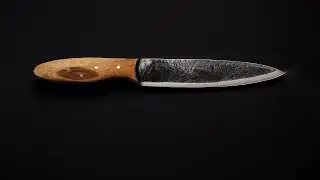 От ржавчины к красоте | Изготовление ножа из ржавой стали