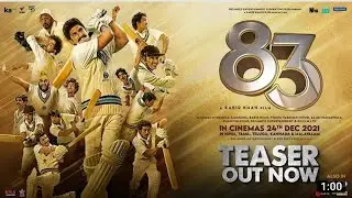 83 - OFFICIAL TEASER | Ranveer Singh | Kabir Khan | Deepika Padukone | 24TH DEC #thisis83 #83teaser