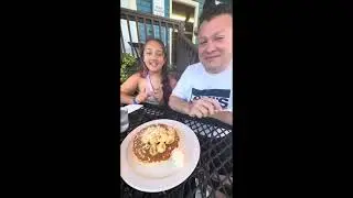 Kihei Cafe!! Banana Mac nut pancakes 