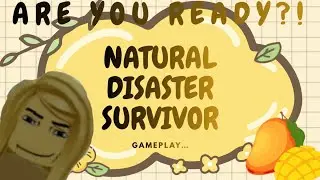 NATURAL DISASTER SURVIVAL GAMEPLAY?! (CRAZY AND FUNNY) 🤭🤭🤏🤏 #funny #cleangirl #real #crazy #roblox