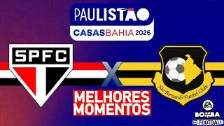 São Paulo x São Bernardo MELHORES MOMENTOS 15/01/2026 | Paulistão 2026