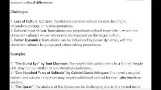 TRANSLATION AND CULTURE/CULTURE DIFFERENCE/TRANSLATION STRATEGIES/CHALLENGES EXAMPLE/CULTURE REFEREN
