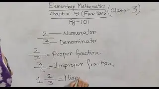 Class -3, English version, Chapter -9, Elementary Mathematics